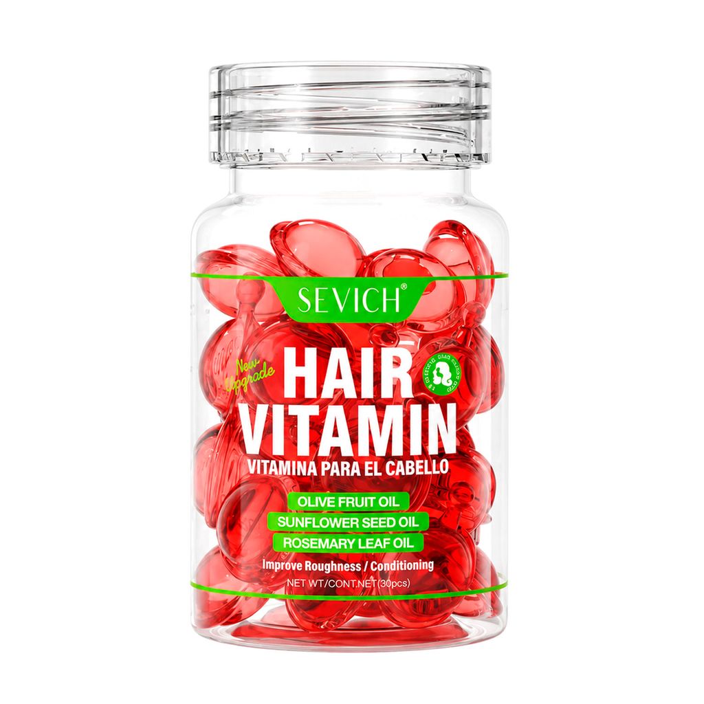 Вітамінні капсули для волосся sevich hair vitamin hair red 30 шт Вітамінні капсули для волосся SEVICH Hair Vitamin Hair Red 30 шт